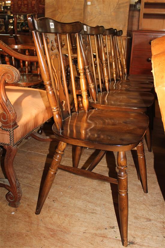 6 modern Windsor chairs